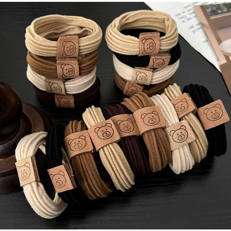 YeFeiLi Two-Piece Set Blue Comb Cushion Brush Hair Tie Massage Comb Long Hair Curling Brush Elastic Hair Band High Elasticity Hair Rope 10