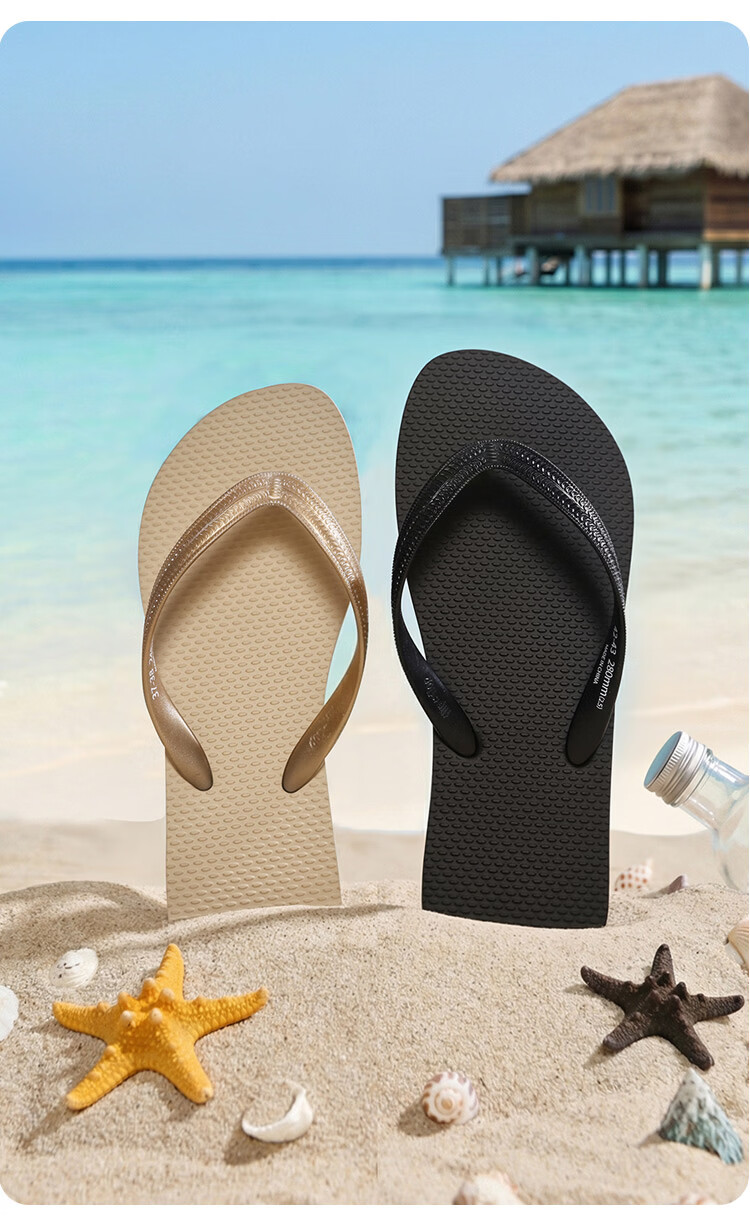 JD Jingzao Unisex Herringbone Flip Flops Beach Swimming Casual Summer Soft Sole Sandals Gray Size 39-40 11
