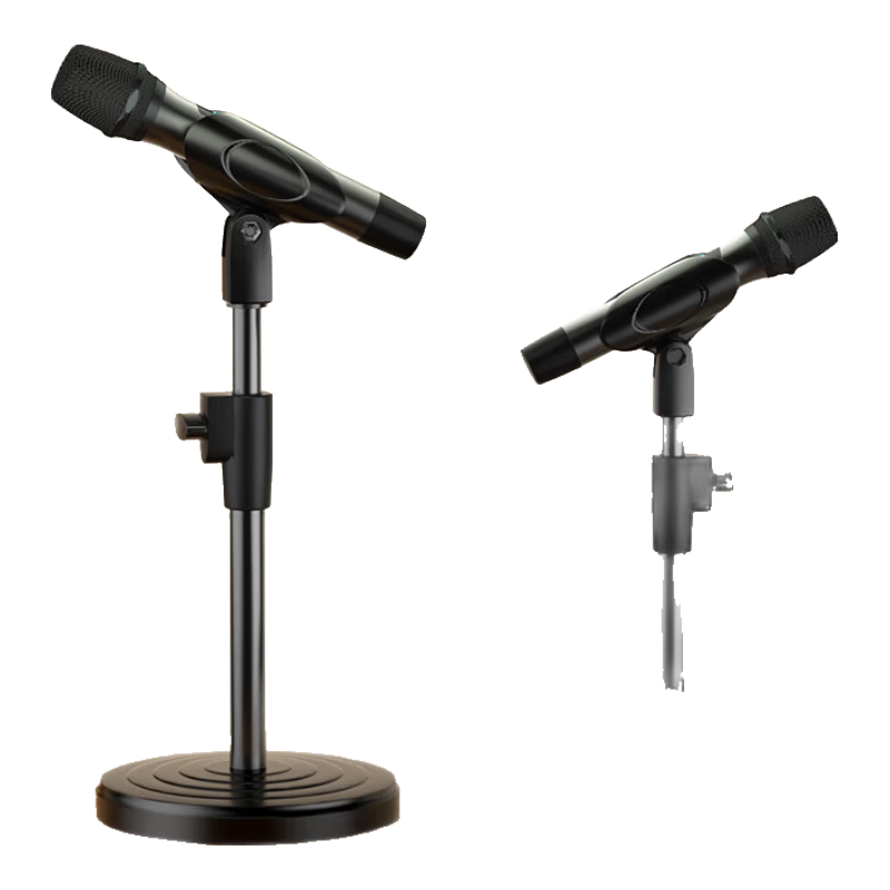 SE SOBAST HM-23 New Wireless Microphone Desktop Live Streaming Stand Shockproof Stable Desktop Microphone Holder Handheld Microphone Base U-Shaped Clamp