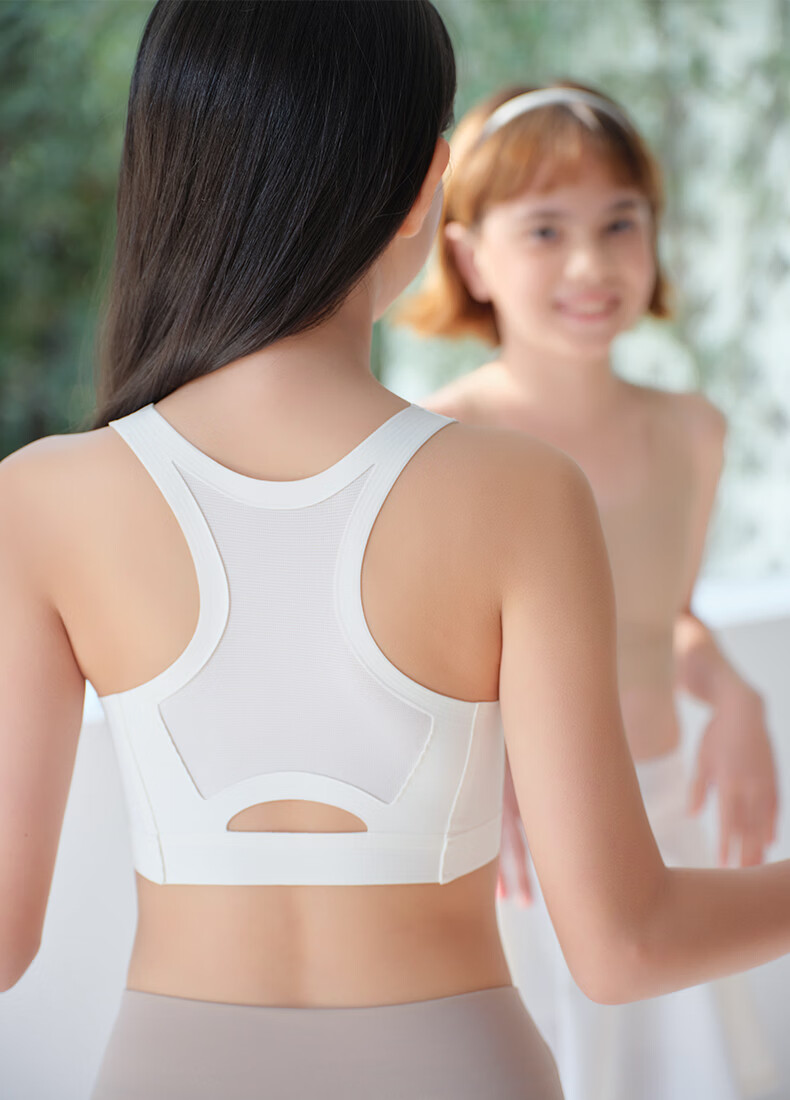 Like UU, Girls' Physical Education Sports Bra, Girls' Puberty Underwear, Children's Underwear, Student Middle School Vest-Style Girls' Brassiere 21
