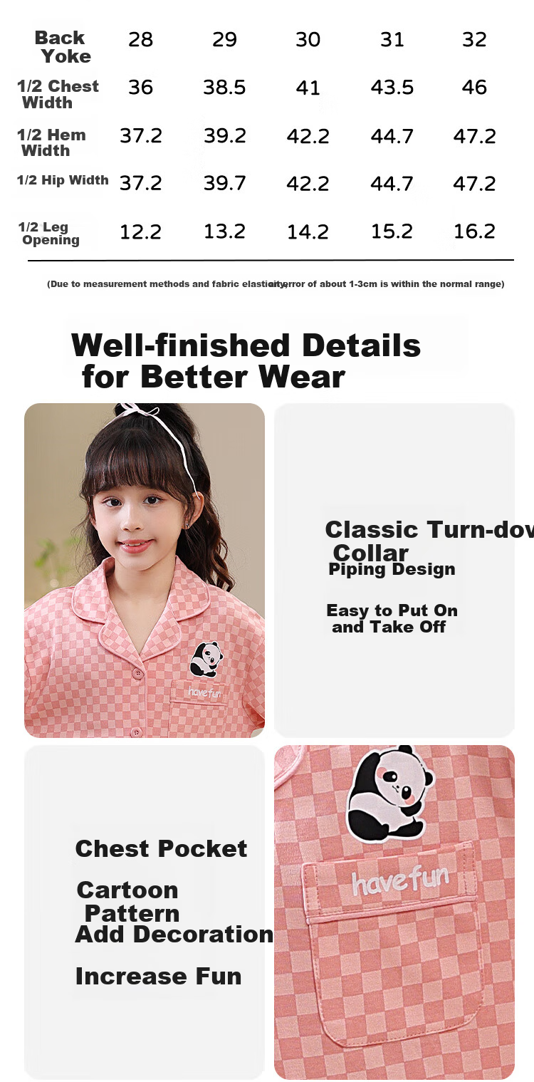 MiiOW Children's Pajamas, Girls' Spring And Summer Cardigan Long-Sleeve Home Wear Set, 40S Pure Cotton, 5A Antibacterial, Blue, 140cm 7