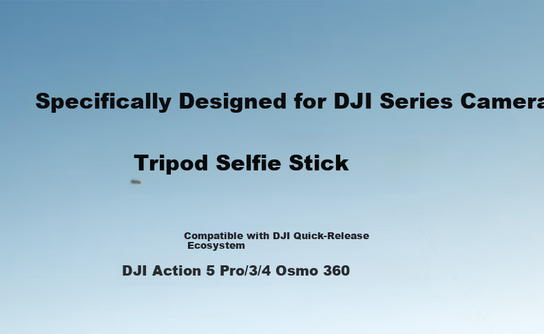 Shili Fan Magnetic Quick-Release Mount Handheld Selfie Stick for DJI Action 5 Pro Black Upgraded Version 2