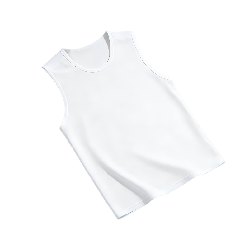 Langsha Men's Ice Silk Vest Summer Thin Mesh Breathable Quick-Dry 2026 New Sleeveless Sports Tank Top Base Layer Shirt
