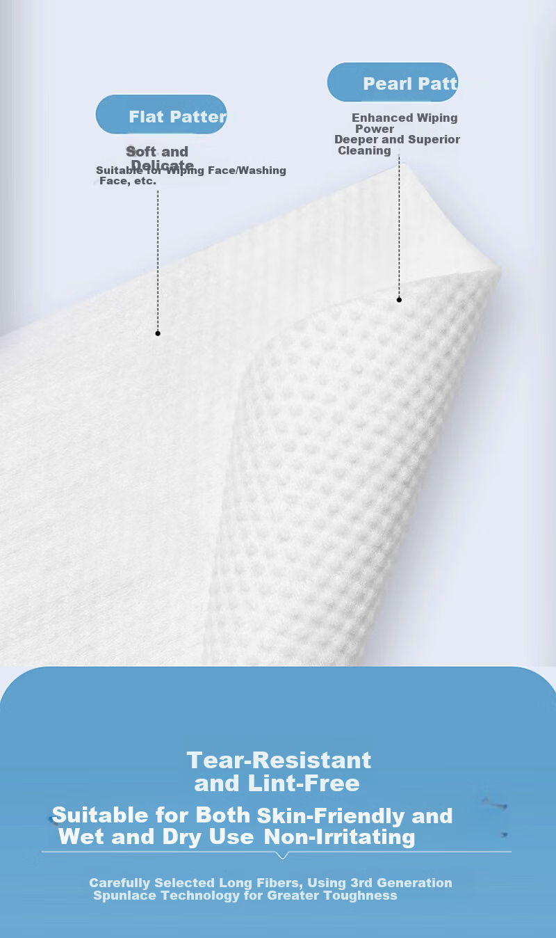 KAI Portable Travel Disposable Facial Cleansing Wipes 3 Packs (10 Sheets x 3 Packs, 200x200mm) 7