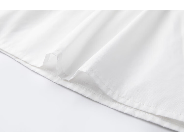 Demana [Pure Cotton Poplin] Spring Elegant Round Neck Mid-Length Doll Shirt Loose Small Size Blouse for Women 26