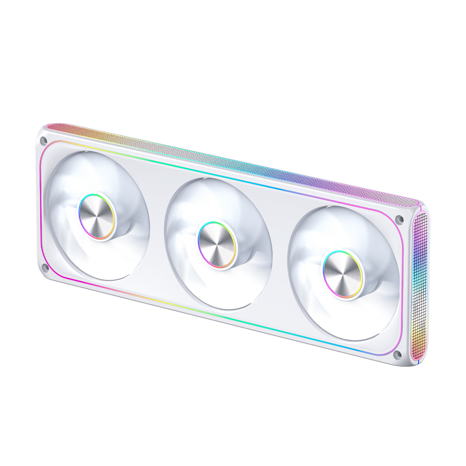 Aigo Starry Cube U360 Triple Fan White Reverse Blade PC Case Fan ARGB Lighting Narrow Aperture Design Automotive Grade LEDs