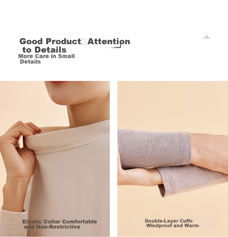 Three-Needle Thermal Underwear Men Xinjiang Long-Staple Cotton Men's Autumn Shirt and Pants Fleece Basic Base Layer Cotton Sweater Women's Couple Set 36