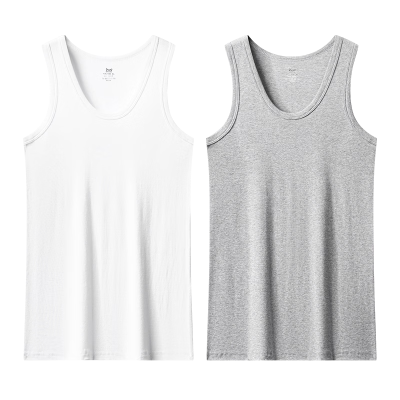 MiiOW 2-Pack Men's Cotton Tank Tops 2026 New Summer Thin Sleeveless Sports Vests