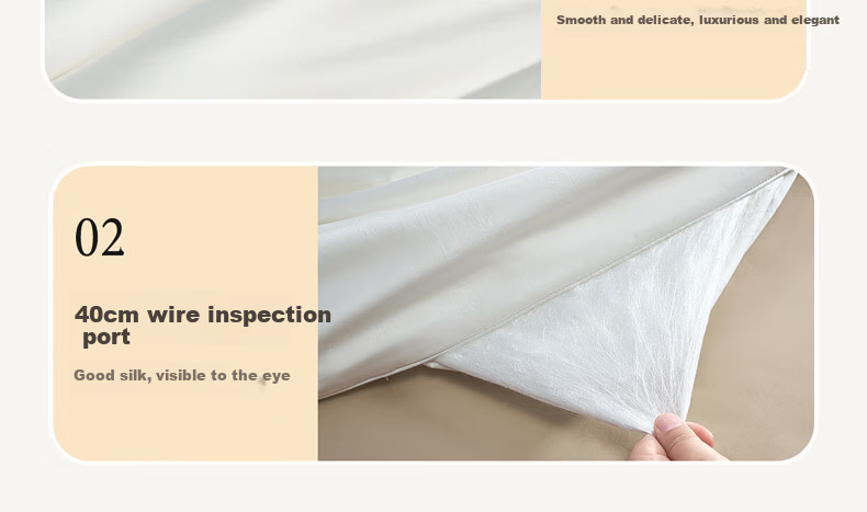 Bellees Home Textile 100% Mulberry Silk Quilt Double-layer 60S Cotton Class A Antibacterial 2-in-1 Quilt 150x210cm 29