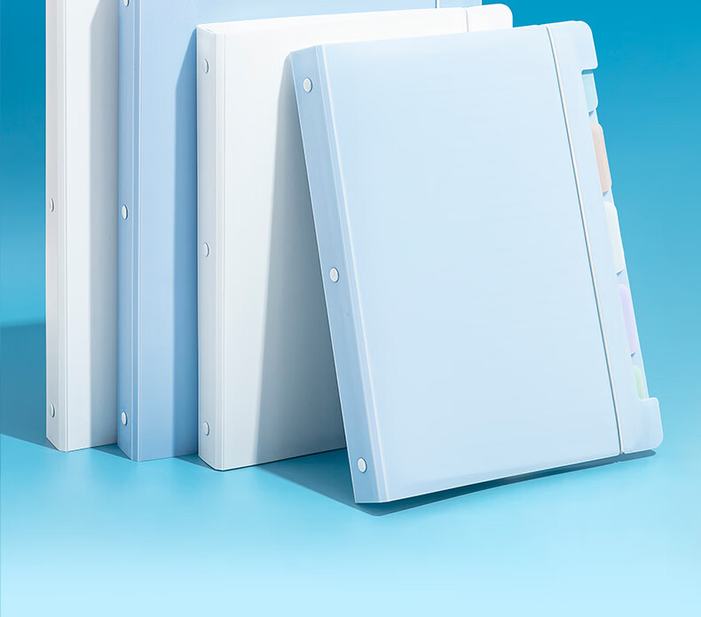 M&G A4 100-Sheet Refillable Notebook Large Capacity Detachable Student Exam Essential White APNHB034-ZZ 2
