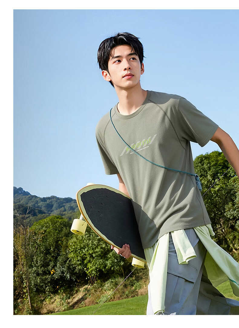 Warrior Men's Cotton Feel Casual Short Sleeve T-Shirt Loose Fit Crew Neck Sports Fitness Summer Top 12