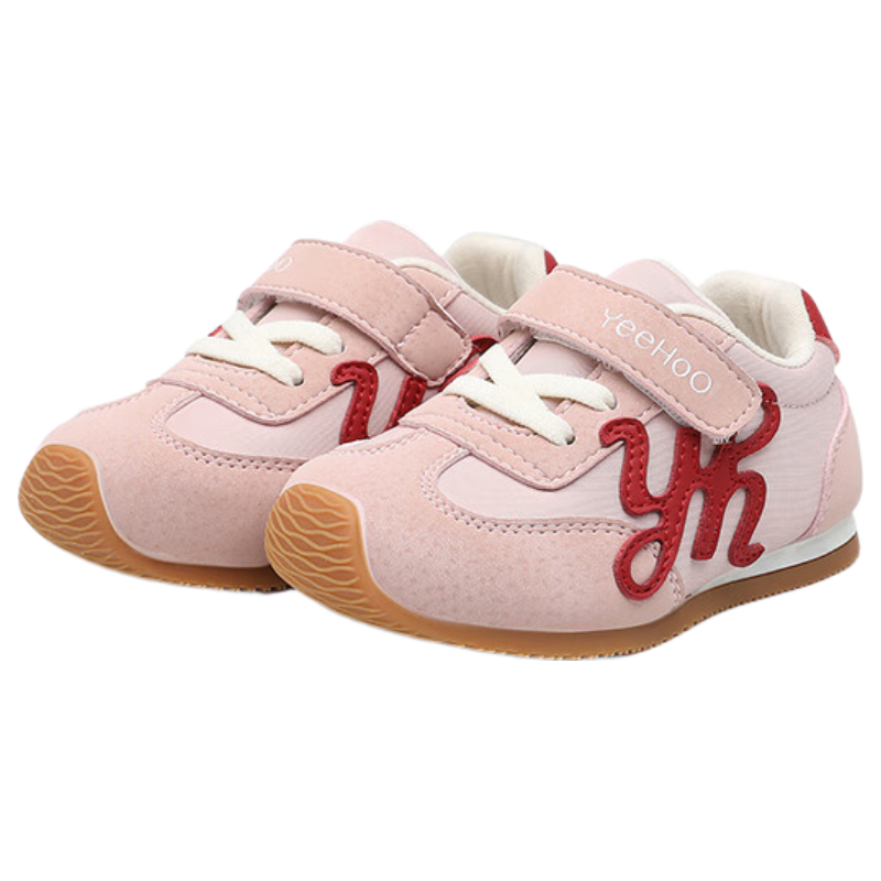 YEEHOO Children's Shoes, Trendy Boys' Versatile Casual Shoes, Non-Slip Soft-Soled Walking Shoes for Girls, Breathable Antibacterial Sports Shoes