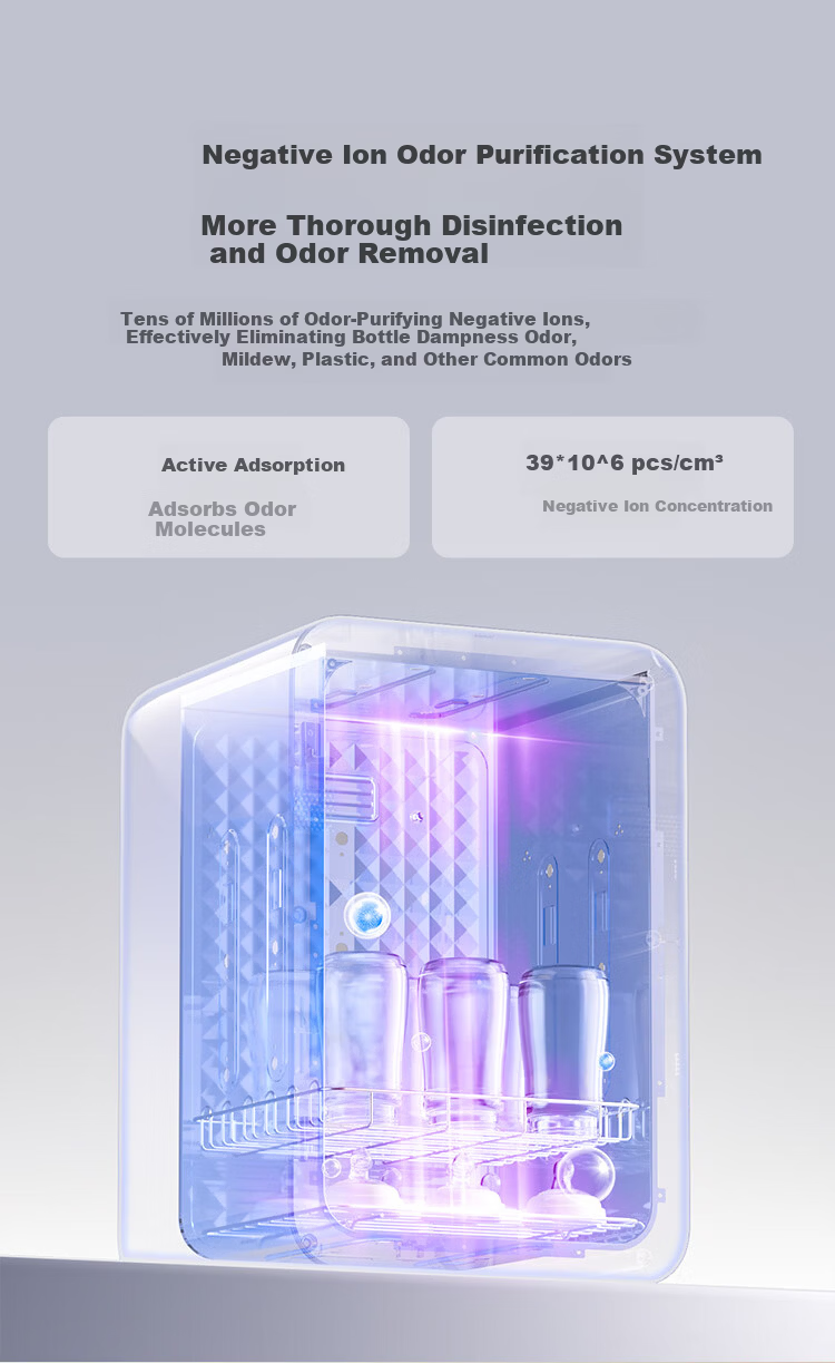JD Jingzao UV Sterilizer Pro 26L Baby Bottle Disinfection and Drying Machine with 30 LED Lamps for Home Use 5