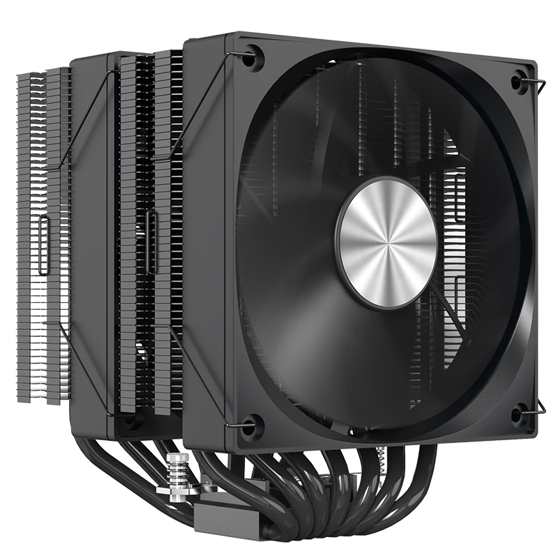 BUBALUS T71 Dual Tower CPU Air Cooler (Reverse Gravity Pure Copper 7 Heat Pipes / Multi-Platform / Supports 1851/AM5 / PWM Intelligent Temperature Control / 12CM Dual Fans / CD Pattern Logo)