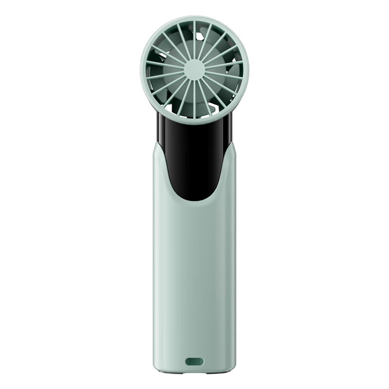 Newmine 100-Speed Handheld Mini USB Rechargeable Fan Portable Student Dorm Desktop Long Battery Life Office Small Cooling Fan Matcha Green