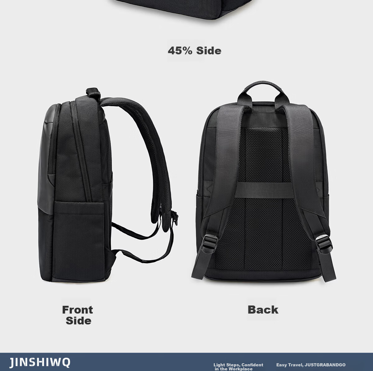 JINSHIWQ Laptop Backpack, Women's Large Capacity 16-Inch Notebook Bag, Fashionable Commuter Schoolbag, Travel Business Trip Bag 25