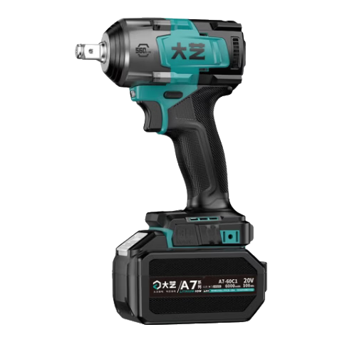 Dayi Electric Wrench High Torque 20V Lithium Brushless Impact Wrench 560N Air Gun Auto Repair Tool A7-560-6