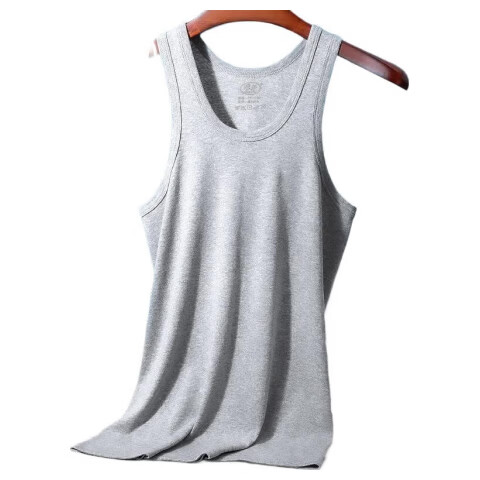 LangSha Pure Cotton Tank Top for Men, Summer Lightweight Sleeveless Casual Sports Sweat-Wicking Breathable Undershirt for Me