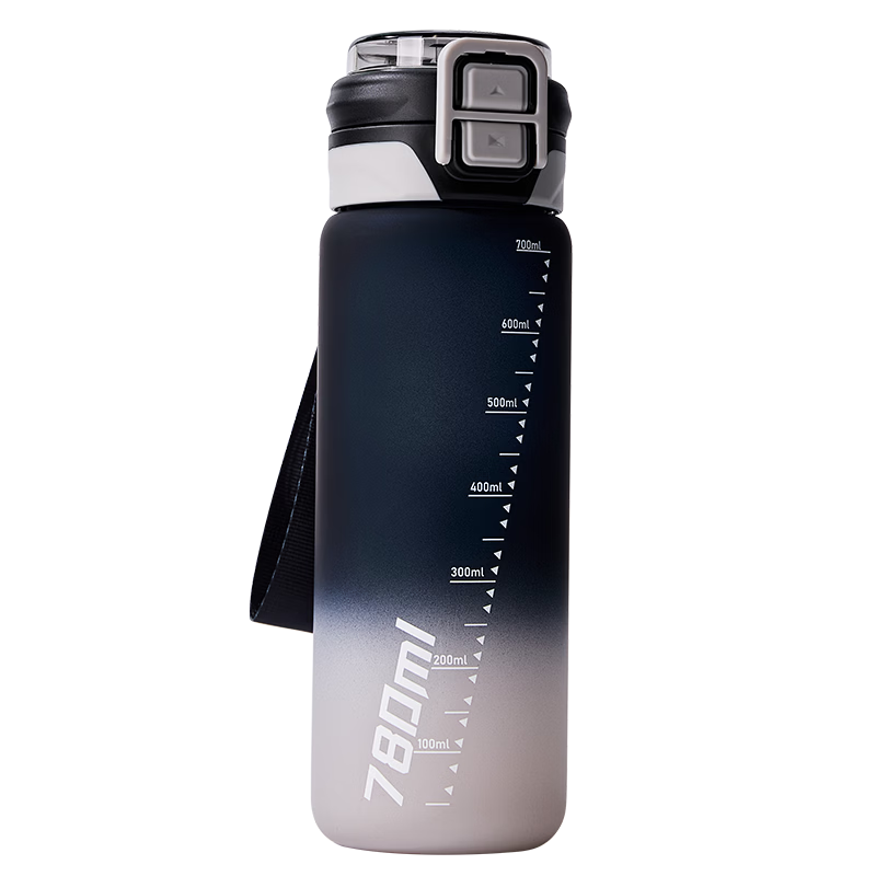 Cica Sports Water Bottle for Men and Students, Tritan, Drop-resistant, High Temperature Resistant, Kids and Teens Summer Water Bottle