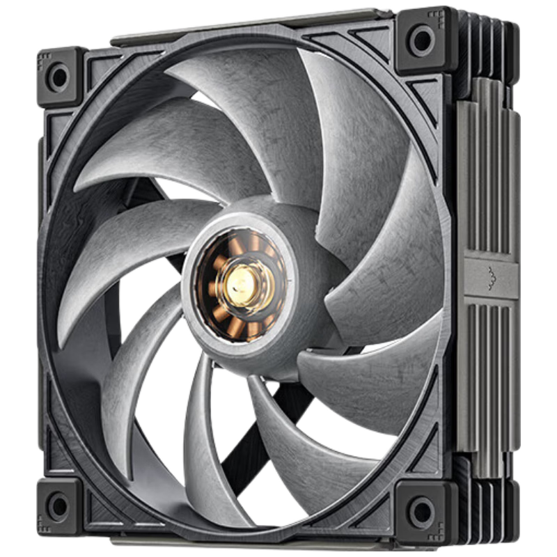 SUDKOO MACH140 Case Fan (Mach 140 Fan / LCP Blades / 30mm Thick High-Pressure Fan / Industrial Grade / Adjustable Center White Light / 6-Year Warranty)