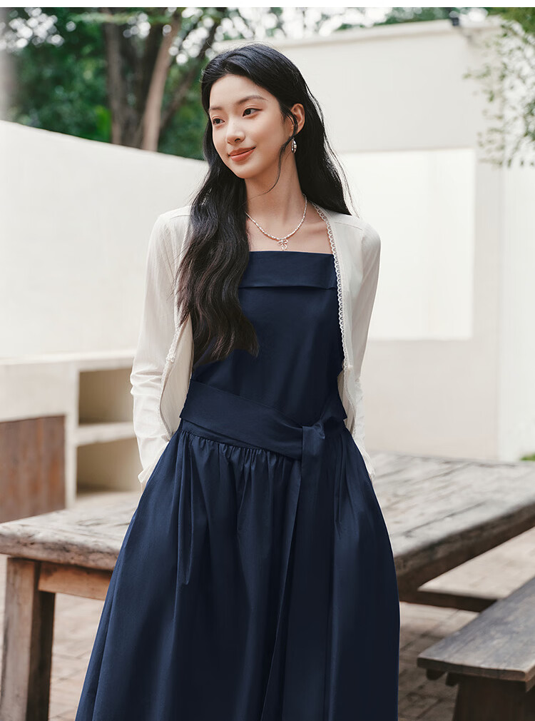 Semir Chen Duling Tulip Hem Strapless Dress Women's Summer 2026 Pure Desire Long Dress 109326114003 19