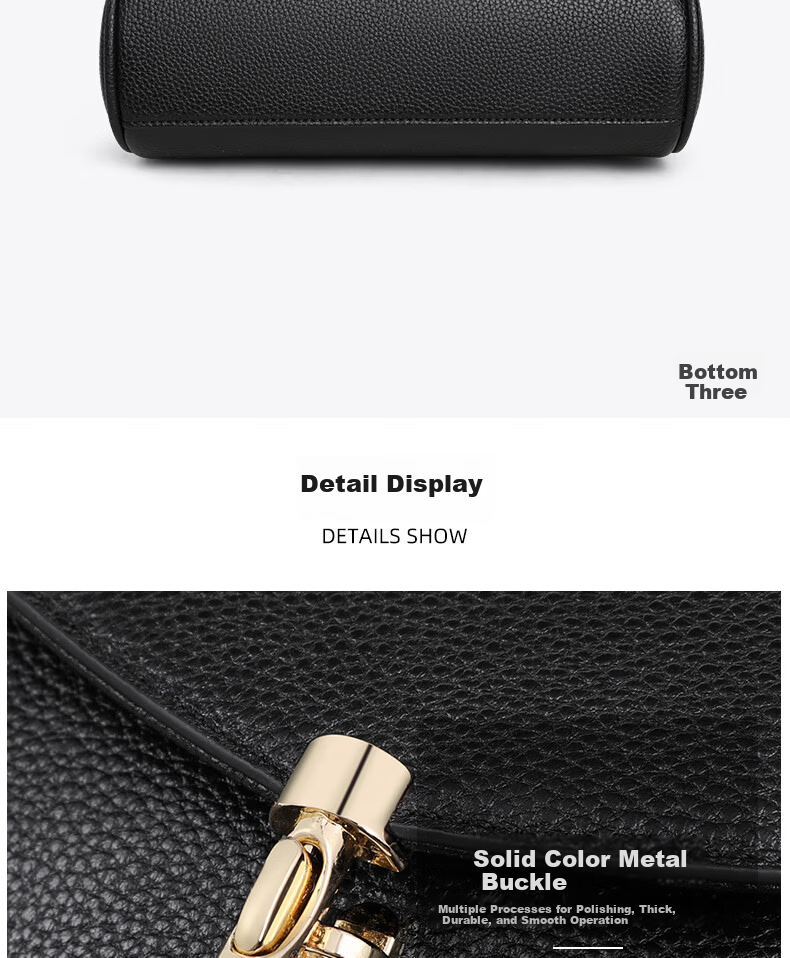 YUYULA Leather Women's Crossbody Bag Mom Bag Middle-aged and Young Luxury Shoulder Bag Birthday Gift High-end Feel for Girlfriend Wife 11
