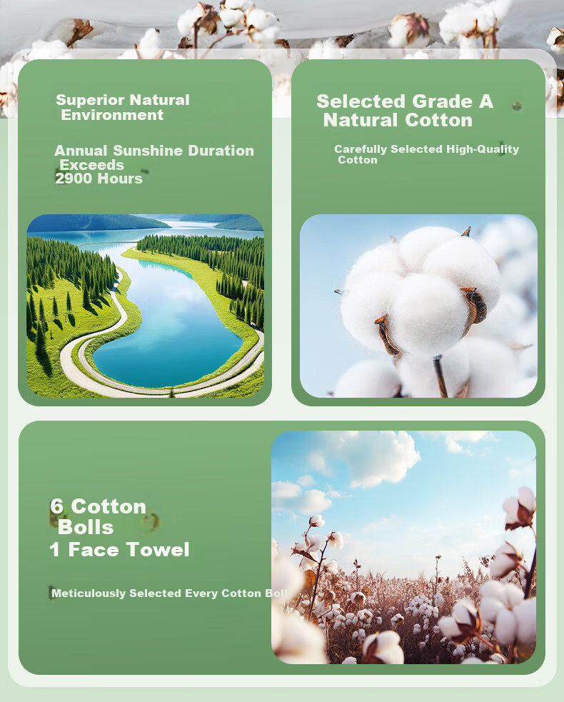 Cotton Deer Hanging Facial Towel Pure Cotton Xinjiang Cotton Soft Towel Disposable Facial Towel Dual-use Thickened 306 Sheets 4 Packs 9