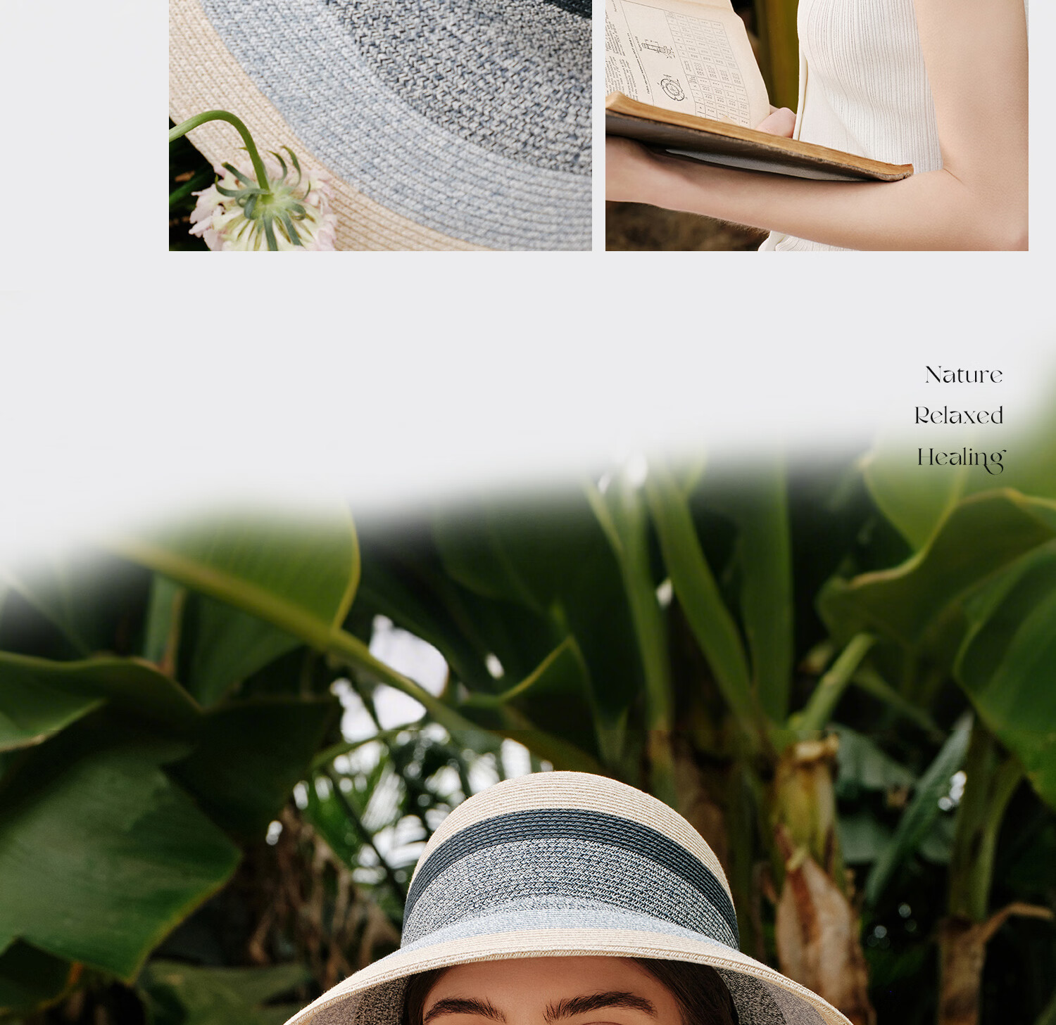 FANCET Women's Summer Straw Hat French Elegant Color-Block Wide Brim Sun Hat UV Protection Vacation Beach Hat 39
