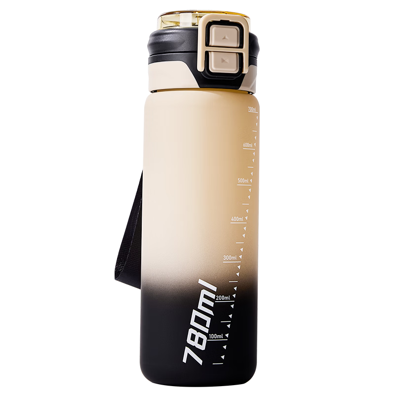 Cica Sports Water Bottle for Men and Students, Tritan, Drop-resistant, High Temperature Resistant, Kids and Teens Summer Water Bottle