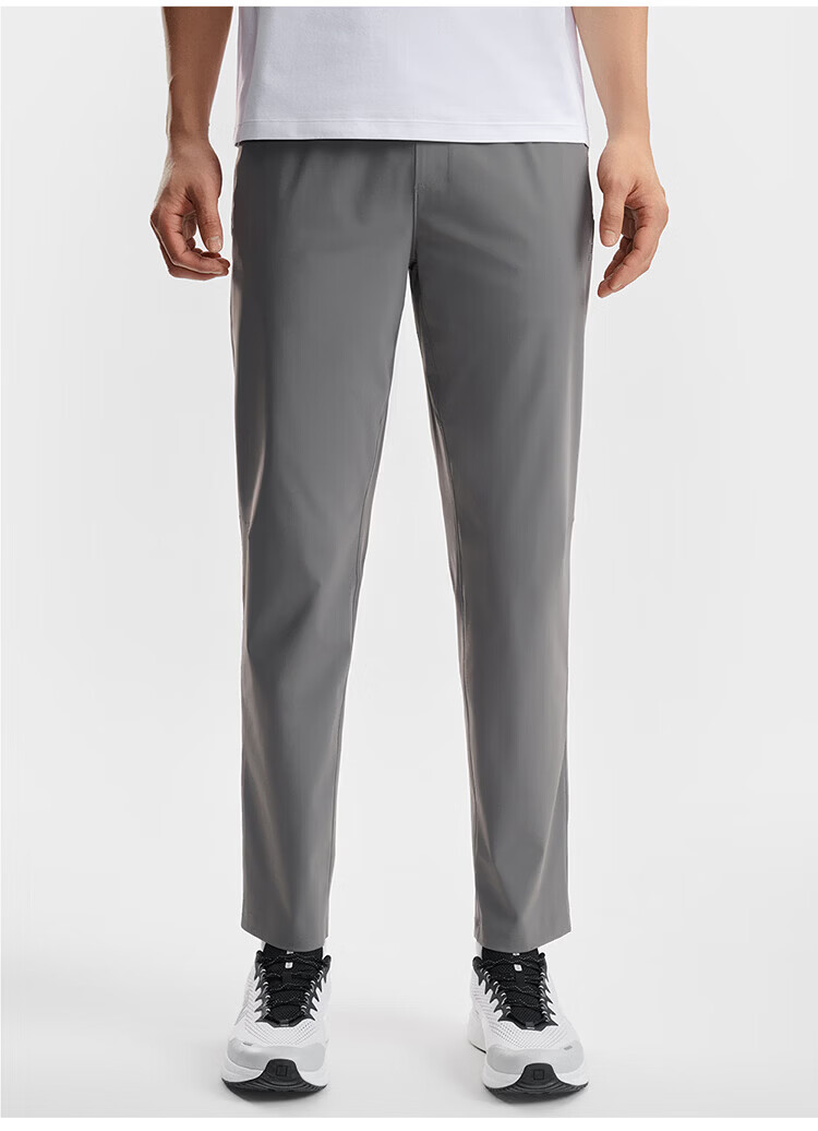 FILA Official Men's Knitted Long Pants 2026 Summer Cooling Sun Protection Fitness Straight-Leg Sports Pants 27