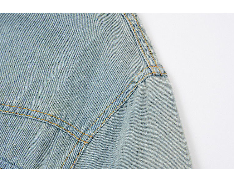 Demana [Cloud Cotton] Summer Urban Commuter Lapel Waist-Pocket Spliced Slim Denim Dress for Women Premium Feel 6
