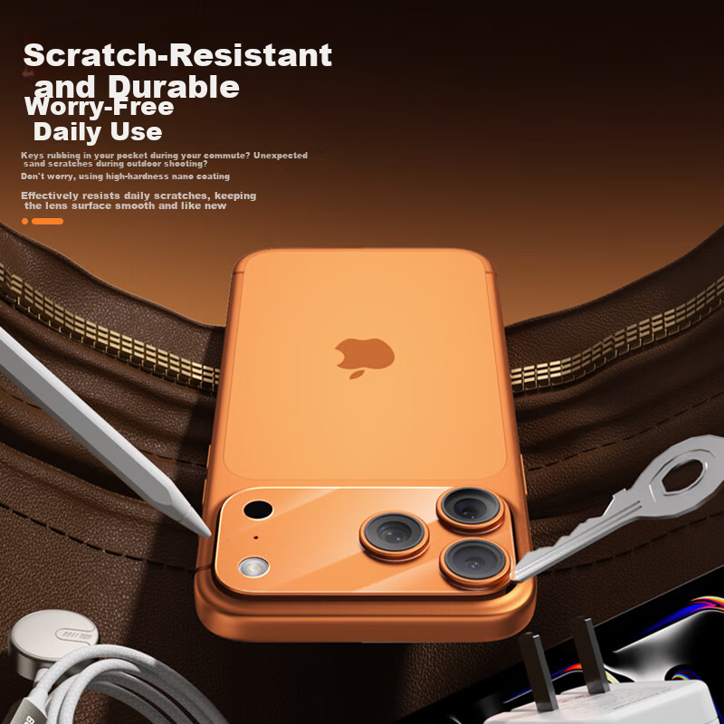 BLUEO Invisible Explosion-Proof Lens Module Protective Film for iPhone 17 Pro Rear Camera Base