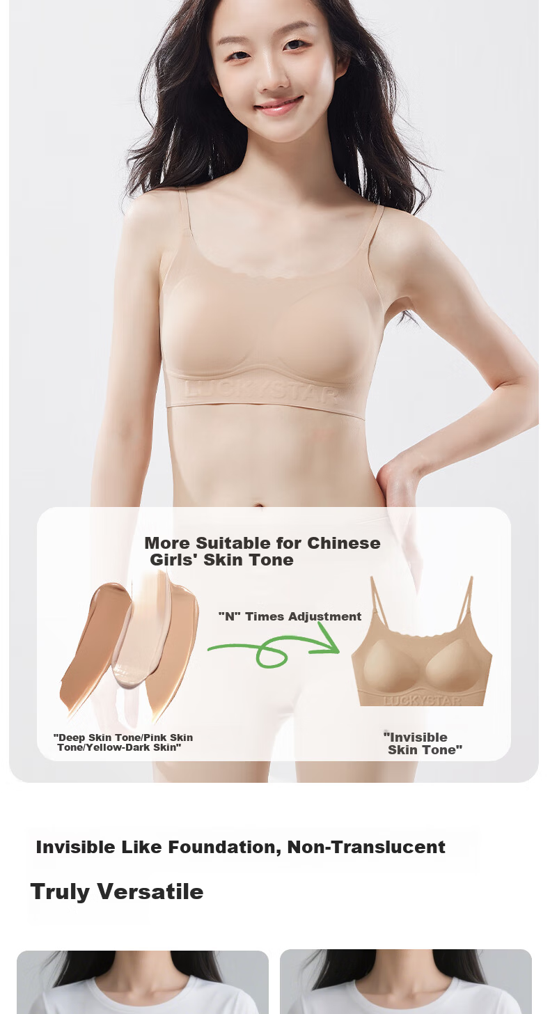 Meishianxuan High School Girls Youth Development Bra Vest for Teen Girls Age 15 Junior High Students 3