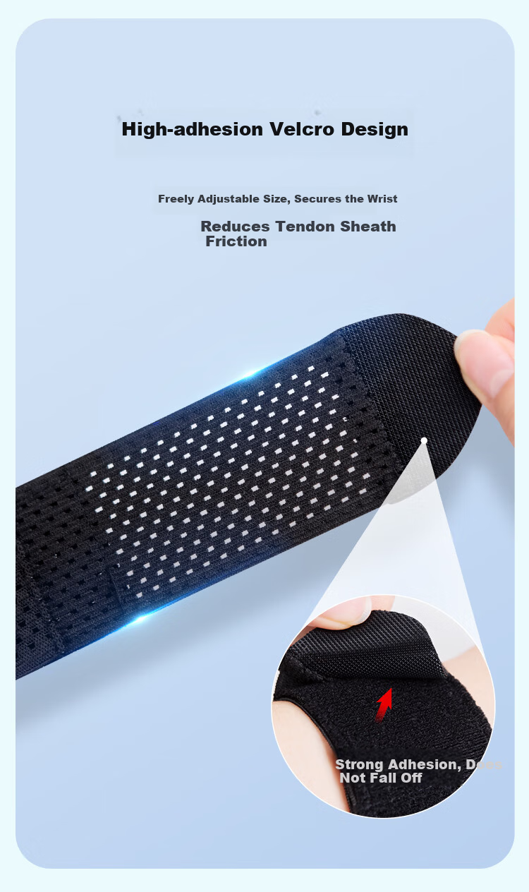 GALVARAN Wrist Support Brace for Tendon Sheath Wrist Sprain Unisex Pain Relief Sports Fitness Joint Stabilizer Lightweight Sleeve [Gray] 7