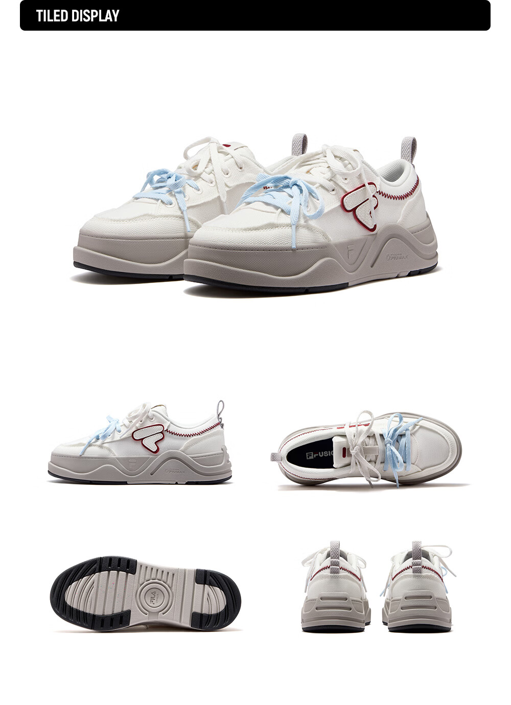 FILA Official Trendy Brand 50-50 DX II Canvas Shoes 2026 Summer Casual Versatile Sneakers 43