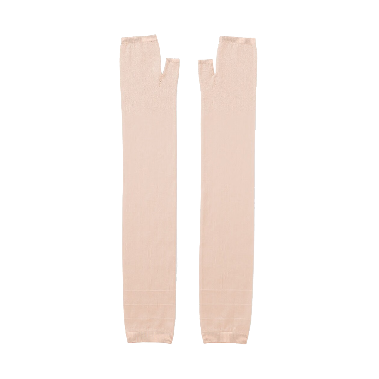 MUJI UV Protection Cotton Strong Twist Long Sleeve Cover Light Pink 9.5×60cm