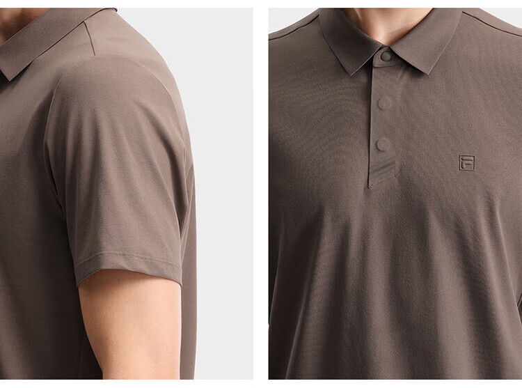 FILA Official Wang Yang Men's Knitted Short Sleeve Polo Shirt 2026 Summer Moisture-Wicking Quick-Dry Comfortable Top 34