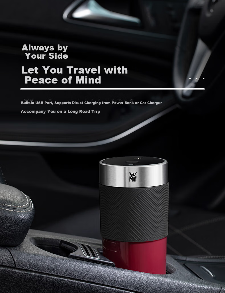 WMF Portable Juicer Multifunctional Home Small Wireless Charging Mini Blender Cup Portable Mixing Cup (Classic Black) 12