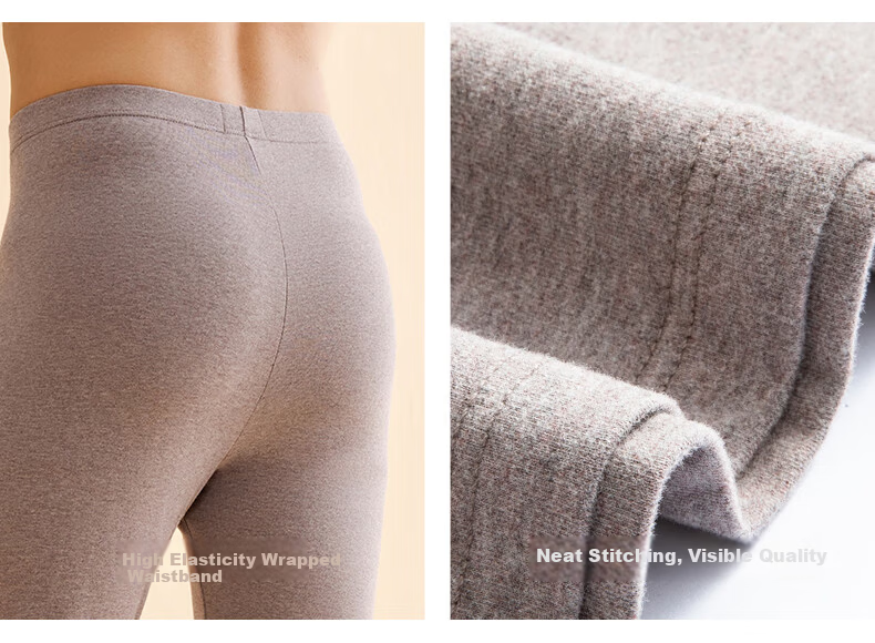 Three-Needle Thermal Underwear Men Xinjiang Long-Staple Cotton Men's Autumn Shirt and Pants Fleece Basic Base Layer Cotton Sweater Women's Couple Set 37