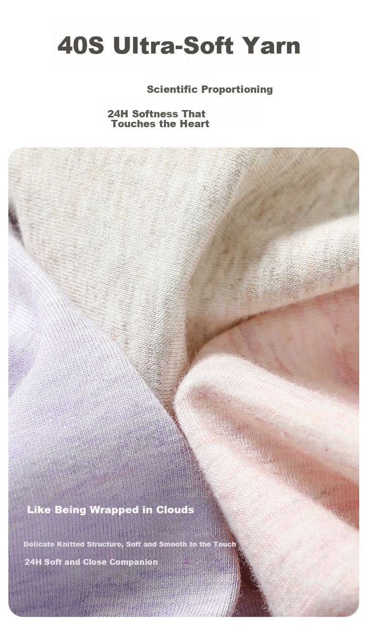Hodo [Mall Same Style] Red Bean Velvet Cotton Candy Men's 10A Antibacterial Lightweight Ultra-Soft Modal Cotton Underwear Set 8