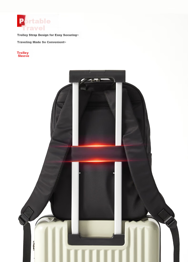 Hush Puppies Men's Large Capacity Casual Travel Backpack Laptop Bag Multifunctional School Bag Birthday Gift for Boyfriend 8