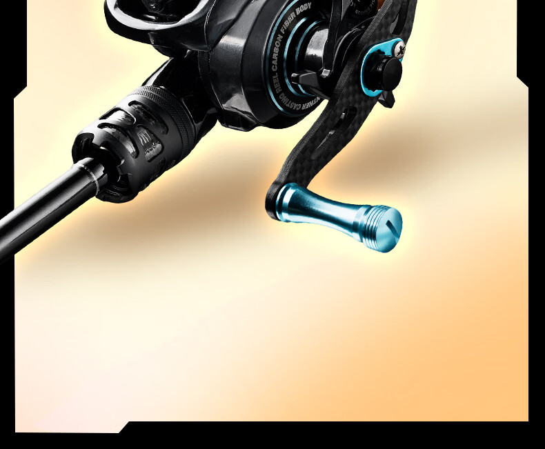 Witcher 2.4m Magic Shadow M-Tuned Lure Rod Straight Handle Spinning Reel Lure Rod Set for Bass and Blackfish Fishing 13