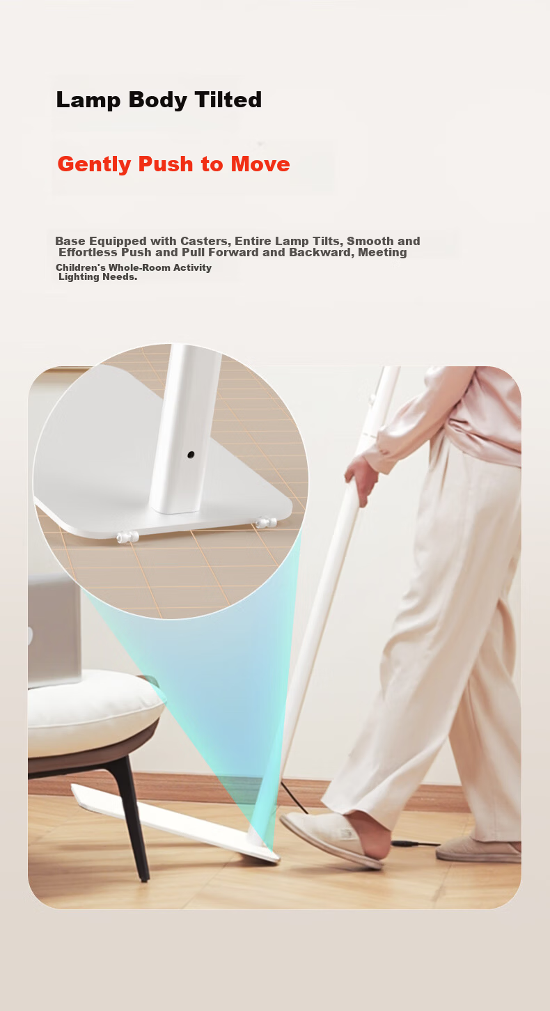 Haishibao Intelligent Full-Spectrum Student Red Light Eye Protection Desk Lamp Floor Lamp E5B-160W Installation Included 39