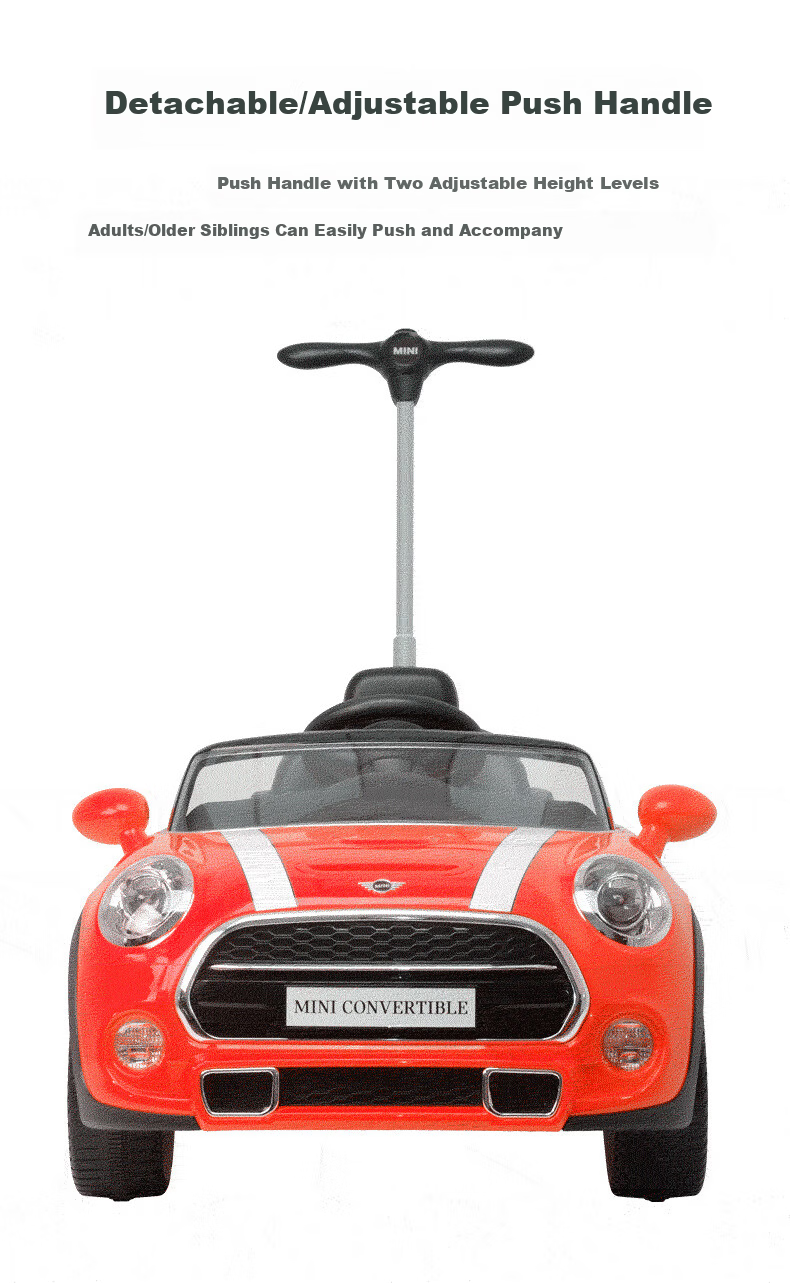 CHILOKBO MINI Kids Electric Ride-On Car Four-Wheel Remote Control Toy Car for Children Baby Push Ride Red Gift 8