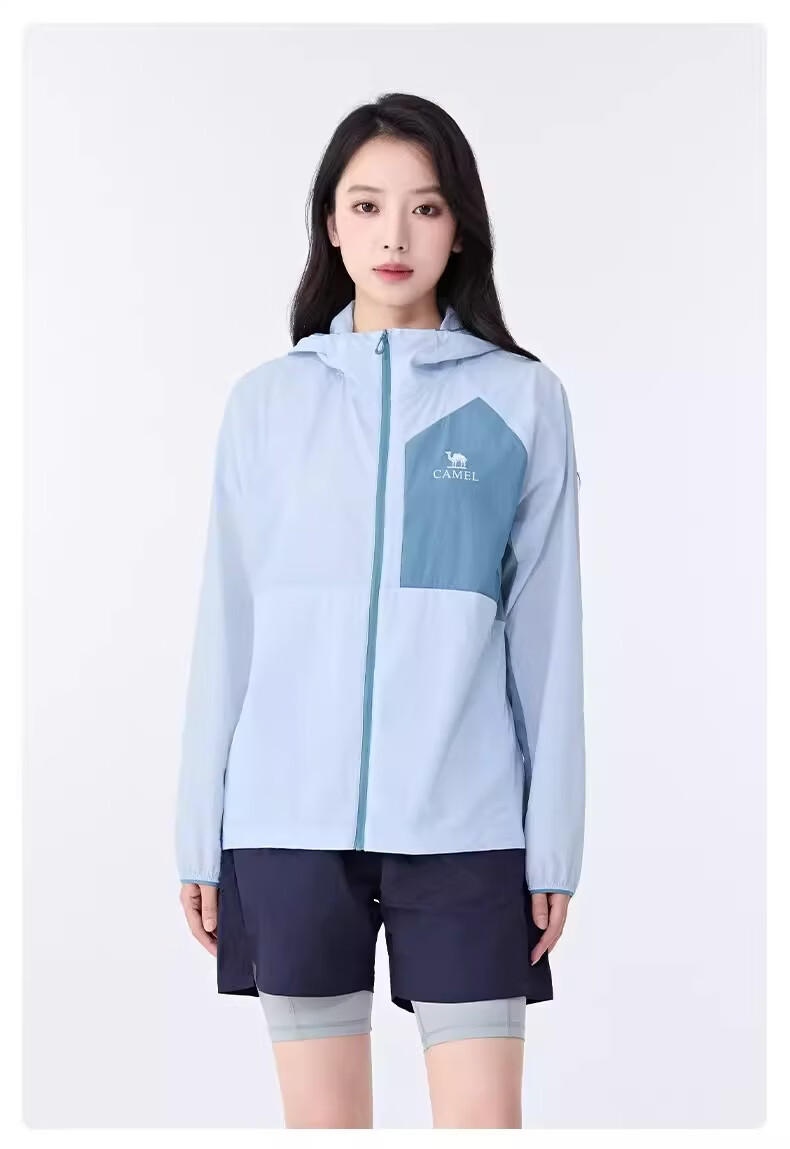 CAMEL Outdoor Original Yarn Sunscreen Jacket Women 26 Spring Summer New High Breathability Water-Repellent Durable Lightweight Coat Unisex 9001 30