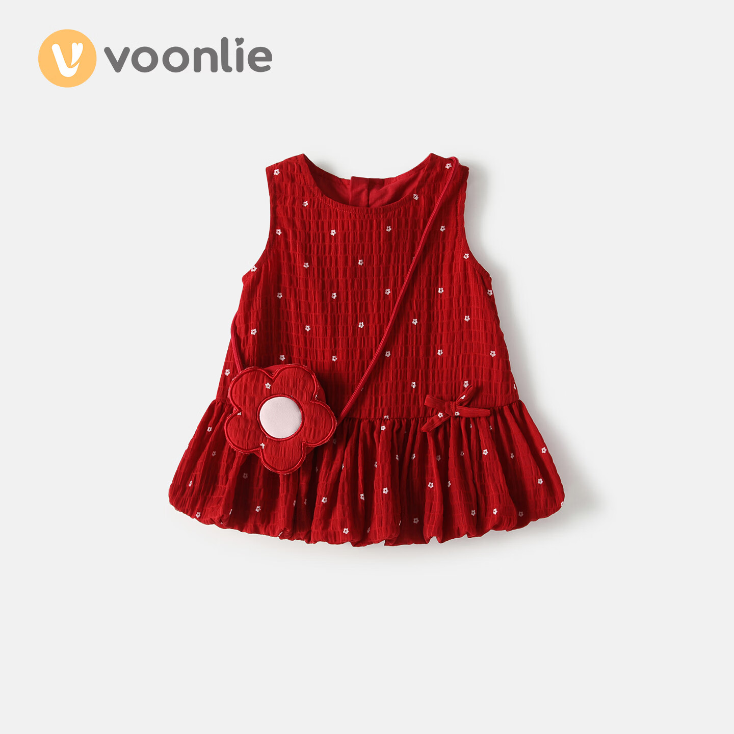 VOONLIE Girls Summer Dress Floral Sleeveless Princess Dress Toddler Birthday Outfit