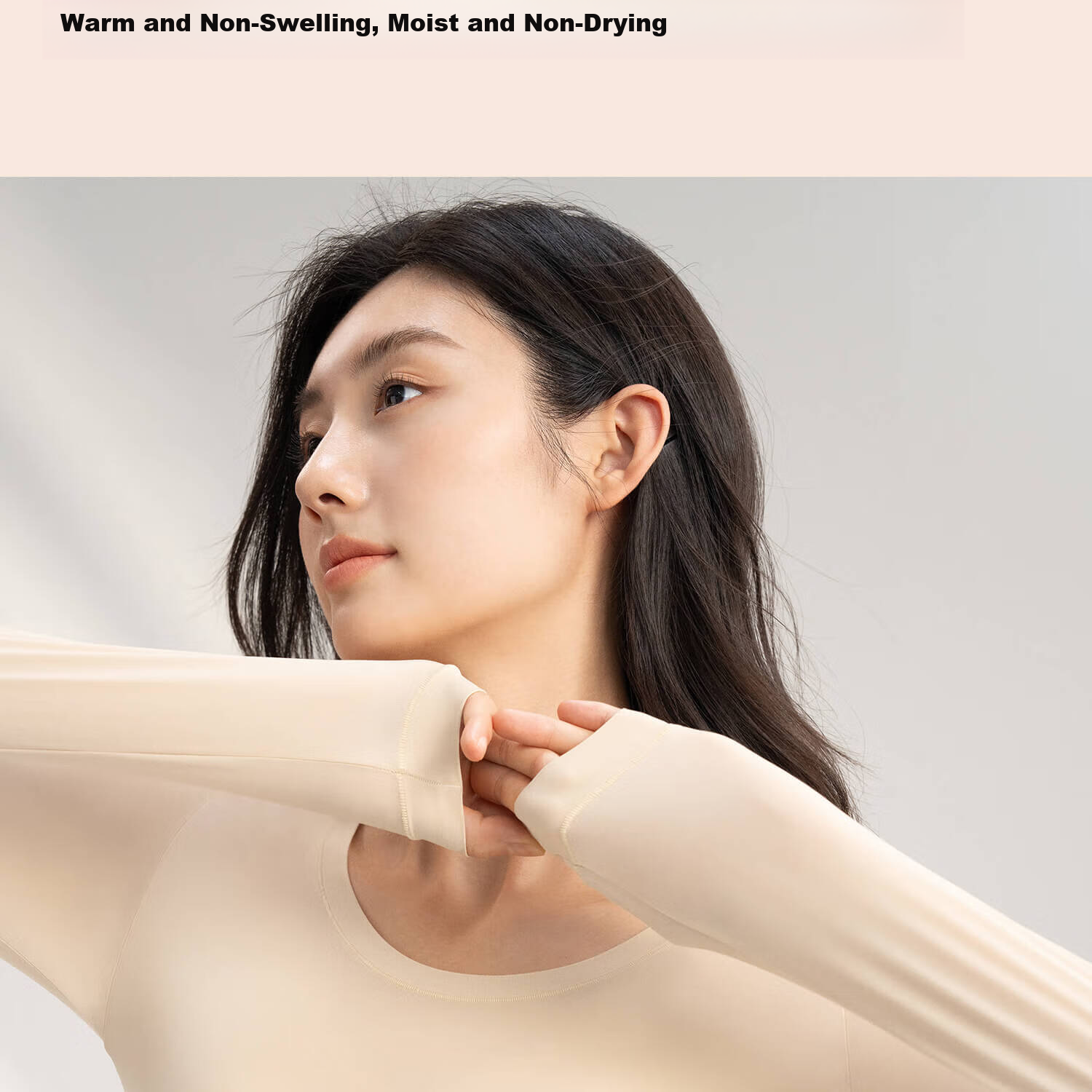 Urban Beauty Hyaluronic Acid Seamless Thermal Underwear Set for Women - Invisible Temperature-Regulating Base Layer with Skin-Enhancing Fabric 4