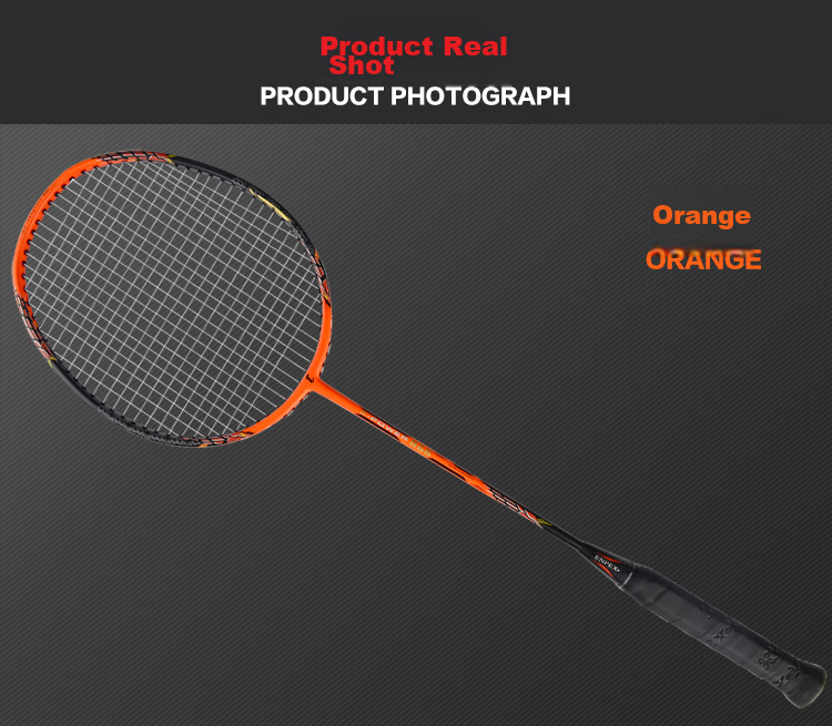 ENPEX Badminton Racket Set, Fashionable Couple's Pair Rackets, Carbon Composite Racket, 2-Piece Set E-POWER066 with Grip Tape 12