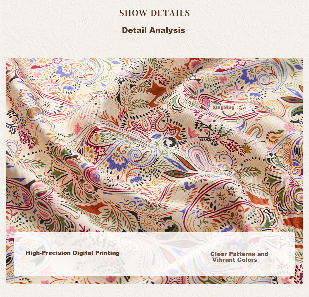 Shanghai Story New 100% Mulberry Silk Twill Scarf Shawl Gift Box for Mom Mother's Day Birthday Gift 12