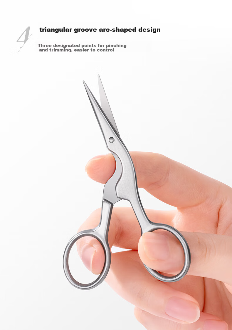 Tweezerman Imported Eyebrow Scissors and Brush Set Safe Eyebrow Grooming Beauty Makeup Tools Gift 9